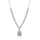 thumbnail image 1 of Collar Colgante de Moissanita de 1.5 Uds Collar Delicado Cadena Color D VVS1 Collar Colgante de Plata Esterlina 925 para Mujer, 1 of 8