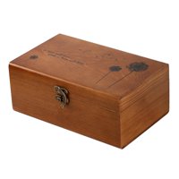 Bothyi - Caja De Costura De Madera, Caja Vacía, Cesta De Costura De Madera Para Costura Artesanal, Viaje
