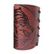 thumbnail image 3 of Viking Bracers Arm Armor Cuff Wolf Muñequera Muñequera Para Cosplay Mujer Marrón, 3 of 5
