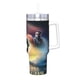 thumbnail image 2 of En Tus Sueños Vaso aislado de acero inoxidable con asa, diseño temático, regalo para familia, amigos y fans; incluye pajita y encaja en el portavasos estándar, 40 oz, 2 of 6