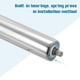 thumbnail image 4 of Repuesto de rodillo transportador de gravedad de acero inoxidable Uxcell Galvanizado 2"x10", 4 of 7