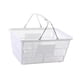 thumbnail image 1 of Cesta De La Compra Portátil Multifunción Con Asa Para Frutas, Juguetes Y Cosméticos, Color Blanco, 1 of 5