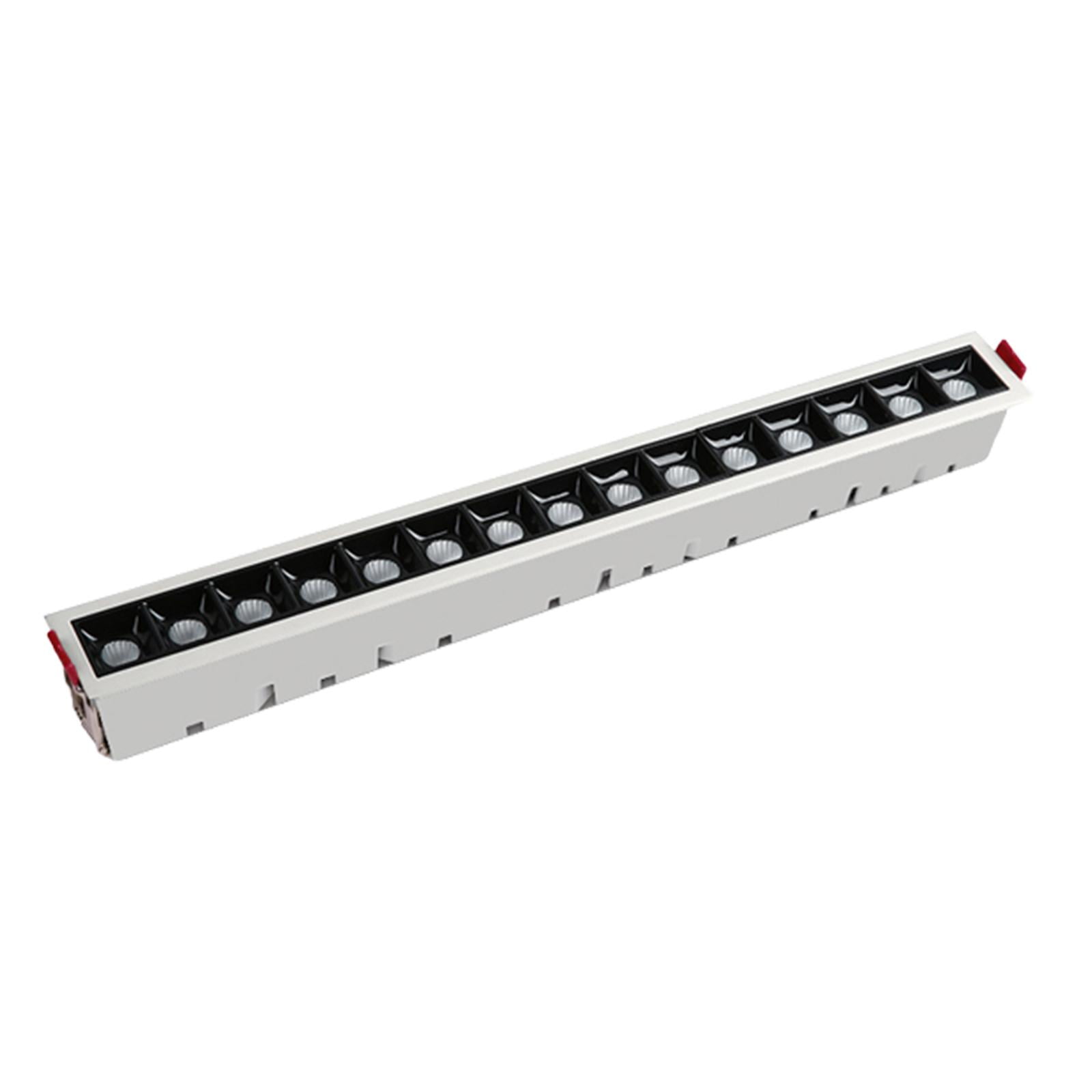 Magideal - Lámpara De Techo Led Empotrada Lámpara Led Can Lights Luz Cálida Sala De Estar Lámpara De Techo Empotrable Para Armarios De Oficina Inauguración , Blanco 15 Luces