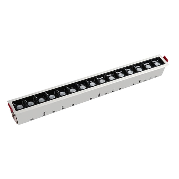 Lámpara de techo LED empotrada Lámpara LED Can Lights Luz cálida Sala de estar Lámpara de techo empotrable para armarios de oficina Inauguración , Blanco 15 luces