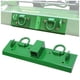thumbnail image 1 of Ganchos de sujeción para cucharón de tractor ECOTRIC de acero verde 12,6 x 55,7 cm, 1 of 9