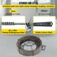thumbnail image 2 of Cable de limpieza de desagües VEVOR de 15 m x 9,5 mm para tuberías de 2 a 4 pulgadas, 2 of 3