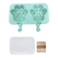 Genérico - Moldes De Silicona Para Helados Molde Paletas Helado Pata