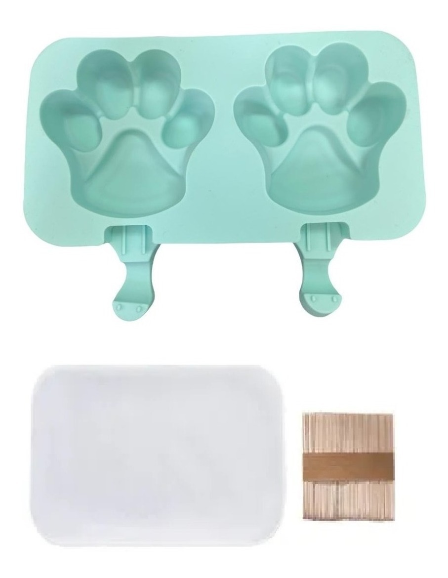 Genérico - Moldes De Silicona Para Helados Molde Paletas Helado Pata