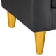 thumbnail image 4 of Sofa Retro 3 Cuerpos Pu 01 Negro, 4 of 5