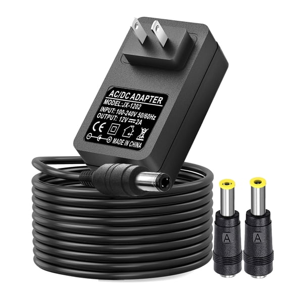 Adaptador de corriente ycwwzzh 12V 2A 100-240V para piano/teclado Casio