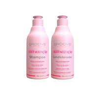 Groove Professional - Set Shampoo + Acondicionador Baño De Cristalización 300 Ml