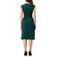 thumbnail image 3 of INSPIRE CHIC Vestido Elegante de Mujer con Mangas Cortas y Cinturón para el Trabajo Vestidos de Tubo Azul Verde XL, 3 of 6