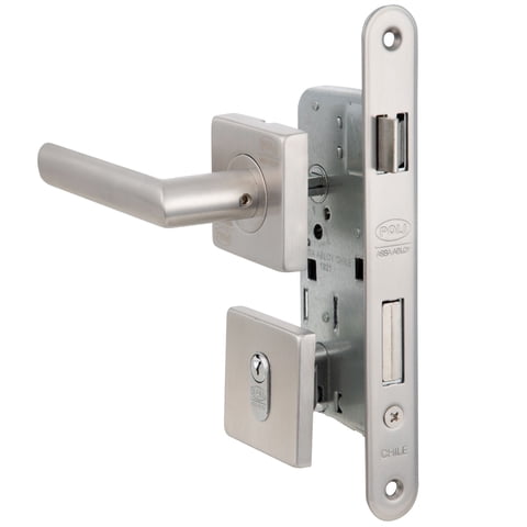 Poli - Cerradura Embutida Piano B40 Acceso Llave/Llave