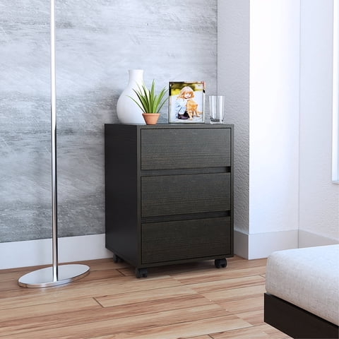 Tuhome - Cajonera Office 3 Cajones Wengue