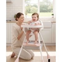 Myl Todo Hogar - Silla De Comer Para Bebé Multifuncional 3 En 1 Rosa