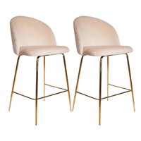 Oh! Mi Hogar ® - Pack De 2 Taburetes B Gold 67Cm
