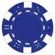 thumbnail image 1 of Poker Chips DA VINCI 50 dados compuestos de arcilla a rayas de 11,5 g, azul, 1 of 1