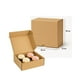 thumbnail image 2 of Set 100 Cajas Kraft 16x16x12cm Contenedor Desechable Carton, 2 of 3