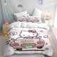 thumbnail image 1 of Sanrio Quilt Cover Cartoon Duvet Hello Kitty Cute Printing Ful Pink Home Children Bedding, Custom Made, Various Sizes Set, 1 of 3