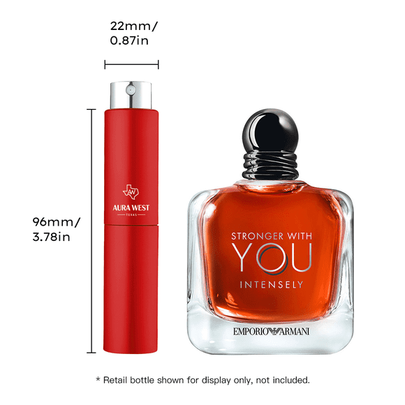 Aura West - Emporio Armani Más Fuerte Contigo Intensamente EDP Spray de Viaje (5ml)
