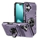 thumbnail image 2 of For Apple iPhone 16 Funda de Teléfono con Soporte de Anillo para Dedo y Pata de Apoyo, Ranuras para Tarjetas, Resistente a Golpes, Resistente, Protectora, Compatible con Soporte Magnético para, 2 of 7