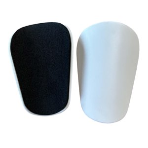 Ioensy - 2X Mini Espinilleras De Fútbol Protectores Para Mujeres Espinilleras De Fútbol Portátiles Almohadillas Blancas S