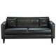 thumbnail image 1 of Sofa New Retro 3 Cuerpos Pu 00 Negro, 1 of 5