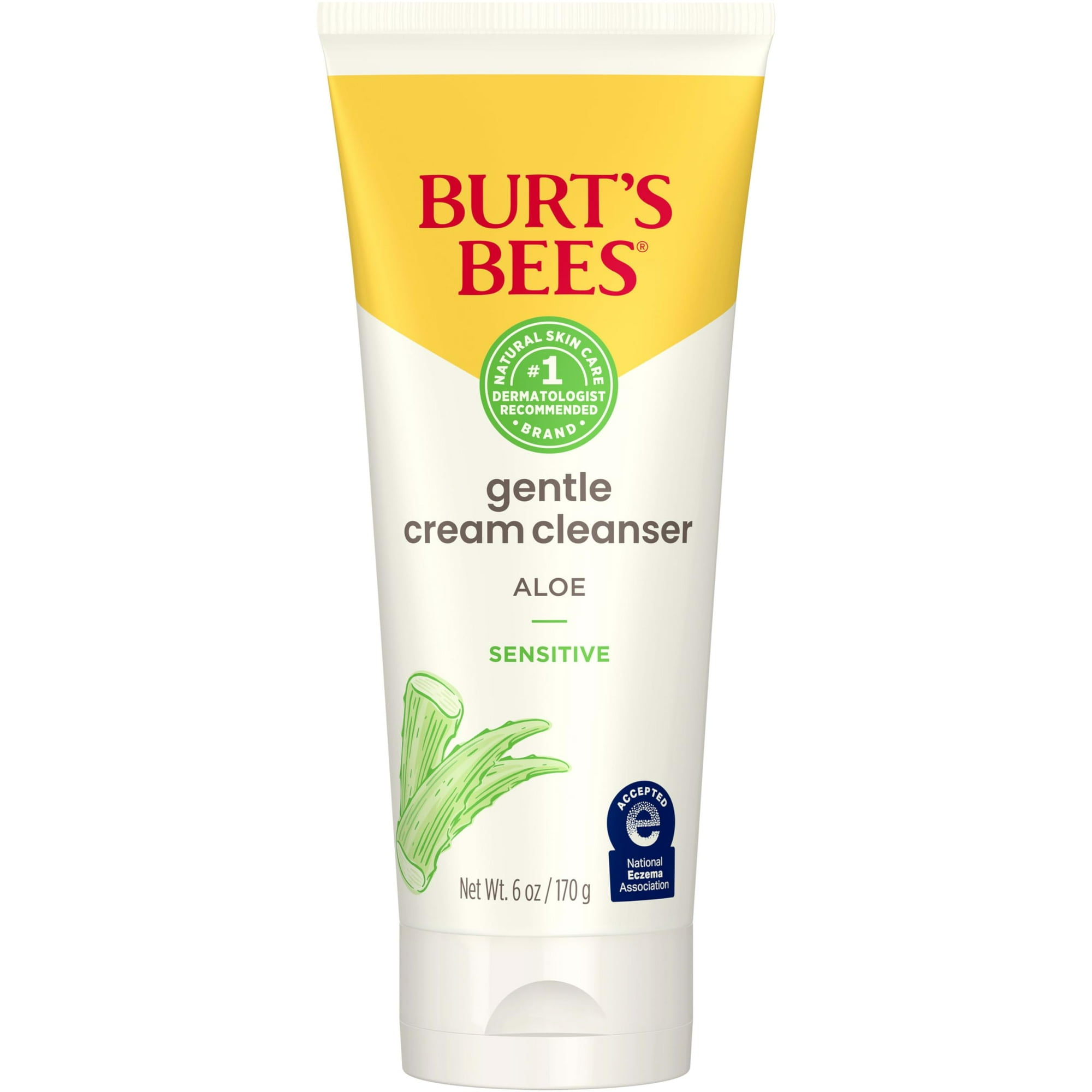 Crema Limpiadora Burt's Bees Gentle Con Aloe 180 Ml Para Pieles Sensibles