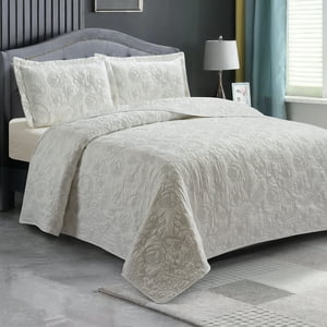 Quilt Andes Bordado Florencia Gris