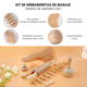 thumbnail image 3 of Kit 6pcs Rodillo Para Masaje Maderoterapia Maderos Gua Sha, 3 of 7