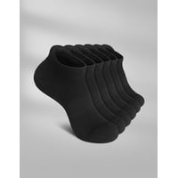 Milano - Calcetín Corto Tobillera 12 Pares Negro 35-39