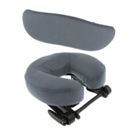 Magideal - De Masaje De Esponja Suave , Cojín De Cuna Para , Reposabrazos Ajustable, De Masaje, Reposacabezas, Almohada Facial Para Silla Azul Marino