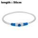 thumbnail image 2 of Collar luminoso para perro, 1 unidad, impermeable, mini, recargable por USB, de TPU, con brillo, de seguridad, básico, 2 of 5