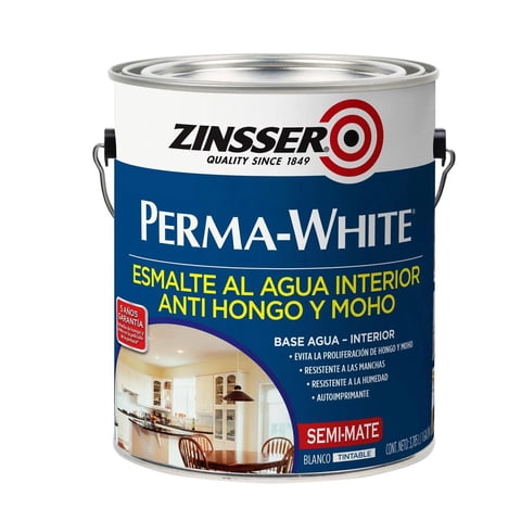 Zinsser - Pintura Interior Blanco Semi Mate 3,785 L