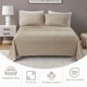 thumbnail image 4 of Sábanas de franela Sleep Philosophy True North Cal King Beige, 4 of 9