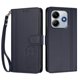 thumbnail image 3 of Funda Cartera Trébol para Xiaomi Redmi Note 14 4G con Ranuras Tarjetas y Carga Inalámbrica Azul oscuro, 3 of 6