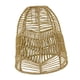 thumbnail image 2 of Lámpara colgante Pantalla Boho Luz de techo Pantalla Cuerda de papel Mimbre de mimbre tejida a mano Cubierta para comedor Cocina Restaurant , Estilo C Medio, 2 of 5