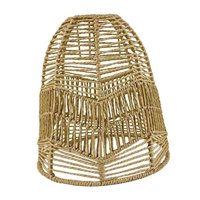 Ioensy - Pantalla De Lámpara Colgante De Ratán Tejido Para Cocina, Isla, Hotel, Dormitorio, Estilo C