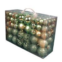 Bothyi - 100 Uds Adornos Para Árboles De Navidad Adornos 3/4/6Cm Para Decoración Del Hogar Verde