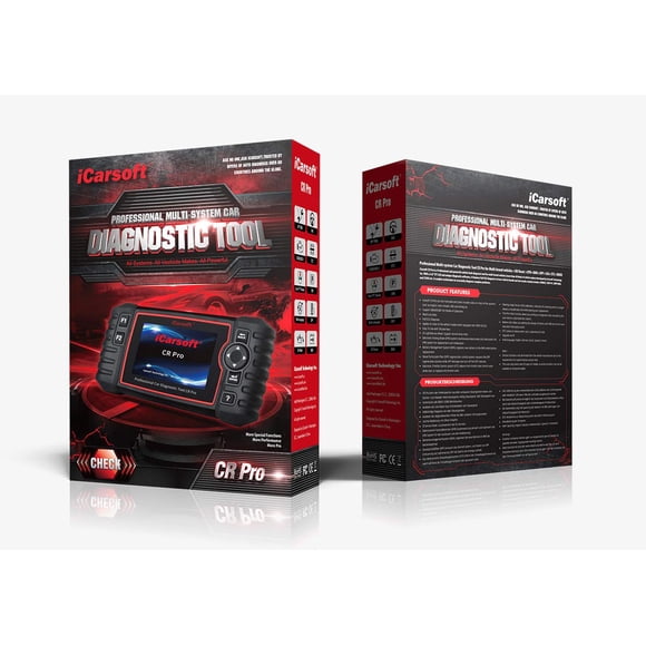 Escáner iCarsoft CR Pro multimarca – reinicio de aceite, EPB y BMS