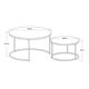 thumbnail image 4 of Mesa de Centro Industrial 2 Piezas 70x45.7 Cm, 4 of 5