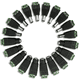 thumbnail image 1 of Paquete de 10 pares de conectores de alimentación de 12 V CC macho y hembra, adaptador de jack de 5,5 mm de SatelliteSale, 1 of 2