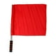 thumbnail image 1 of Bandera De árbitro Bandera De Seguridad De Tráfico Portátil Para Campo De Fútbol Rojo, 1 of 5