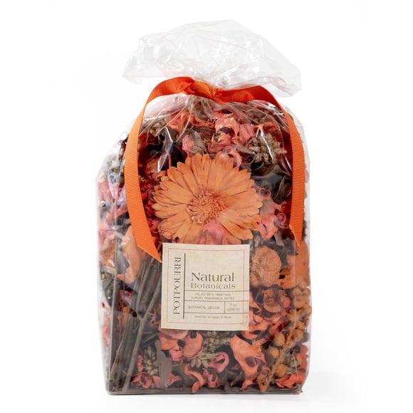 Bolsa de popurrí con fragancia natural con pétalos florales (naranja)