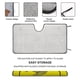 thumbnail image 2 of Lázaro Parasol para Parabrisas Delantero Protector Plegable, Visera Solar para Auto Bloquea Rayos UV Mantiene tu Vehículo Fresco 130cm*70cm, 2 of 6