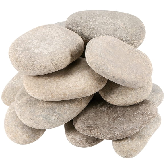 Piedras de río SINJEUN 8-11 cm 16 piezas para pintar