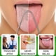 thumbnail image 4 of Raspador de lengua (paquete de 2) con estuche de viaje: limpiador lingual ayurvédico totalmente natural que elimina el mal aliento y mantiene la higiene bucal., 4 of 8