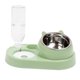 thumbnail image 4 of Comedero Para Perros Cuencos Dobles Acero Inoxidable Cachorro Mascota Gato Cuencos Comida Agua Verde, 4 of 5