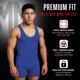 thumbnail image 2 of Matman Edge Malla de lucha para hombre y niño, spandex, color sólido (azul rey, 2XS), 2 of 7