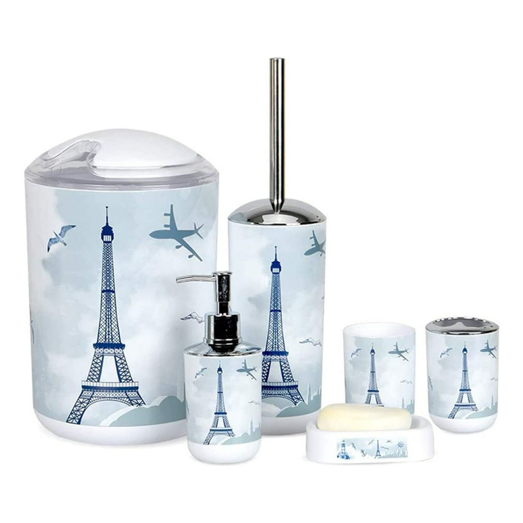 Genérico - Set Juego Baño 6 Pzas Decora Baño Niños Lau